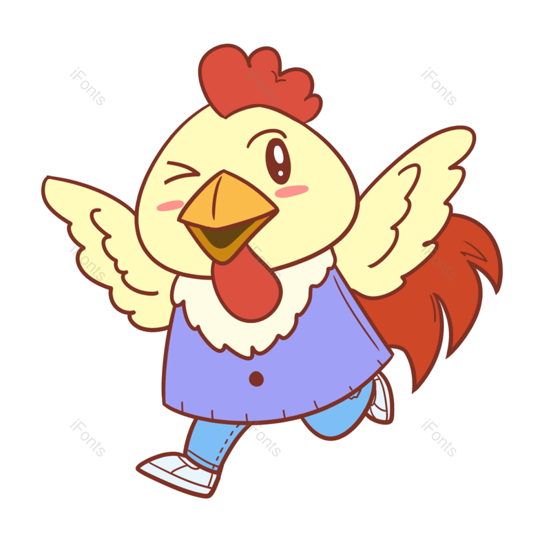 卡通图片,素材元素,卡通动物PNG,手绘免抠素材